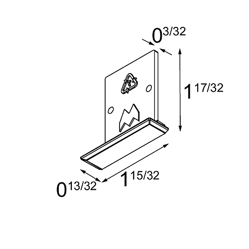 Track 48V Endplate Recessed